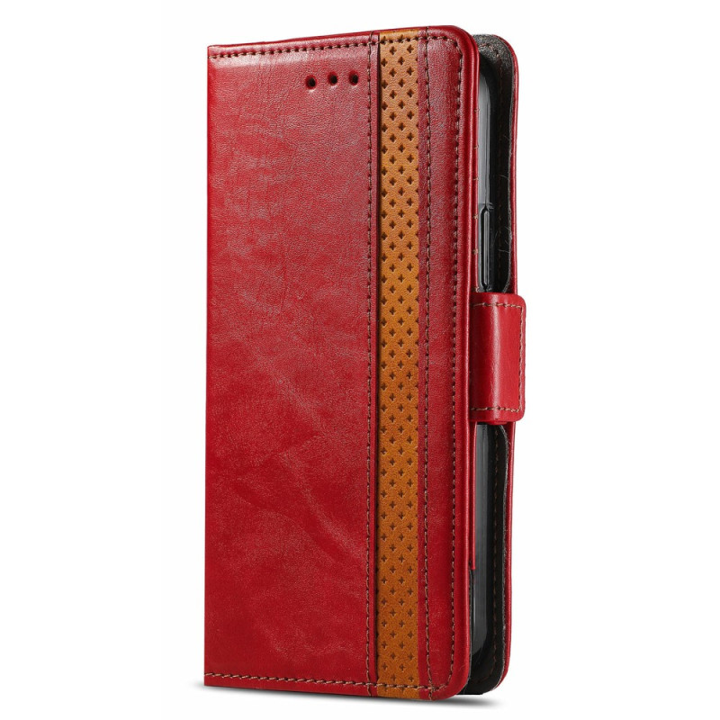 Samsung Galaxy S21 FE Etui CASENEO Kunstleer
 Business Tweekleurig