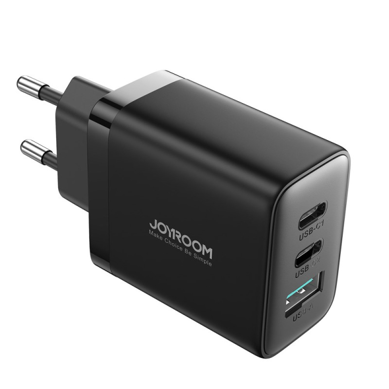 JOYROOM 3-poorts 1 USB + 2 Type-C snellaadadadapter