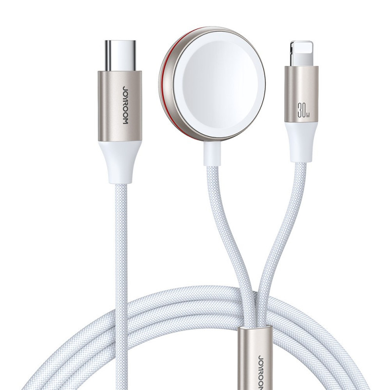 USB-C magnetische oplaadkabel + Quick Charge kabel voor Apple Watch / iPhone / iPad JOYROOM