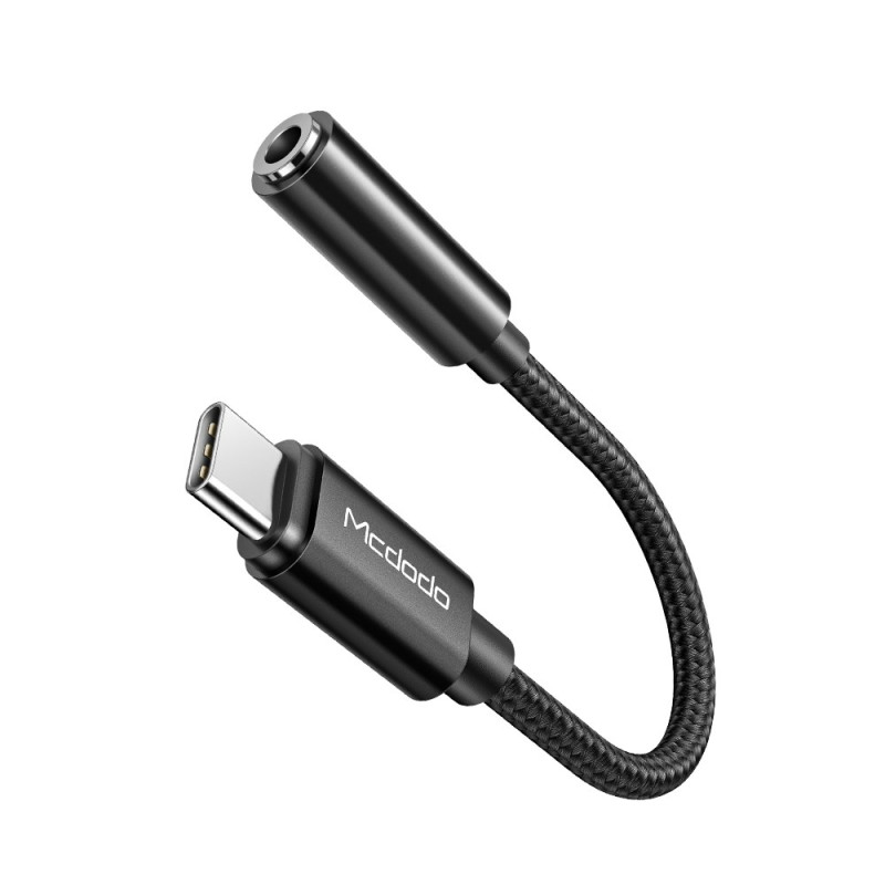 USB Type-C naar 3,5 mm vrouwelijke hoofdtelefoonaansluiting adapter MCDODO