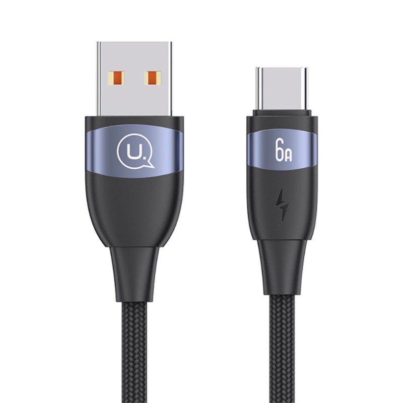 USAMS USB-A naar Type-C 1,2 m oplaadkabel