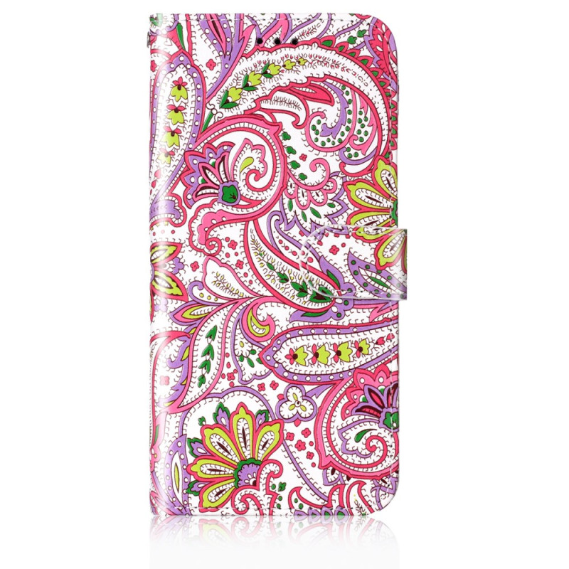 Samsung Galaxy S24 Plus 5G Hoesje Floral Design met Koord
