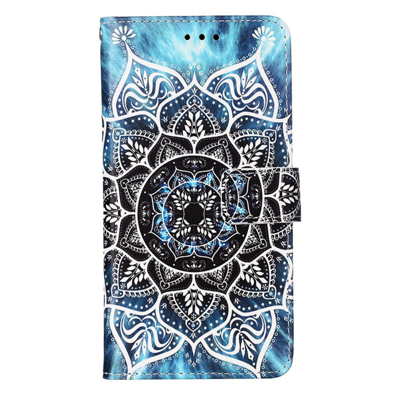 Samsung Galaxy hoesje A25 5G / A24 4G Mandala bloem met riempje