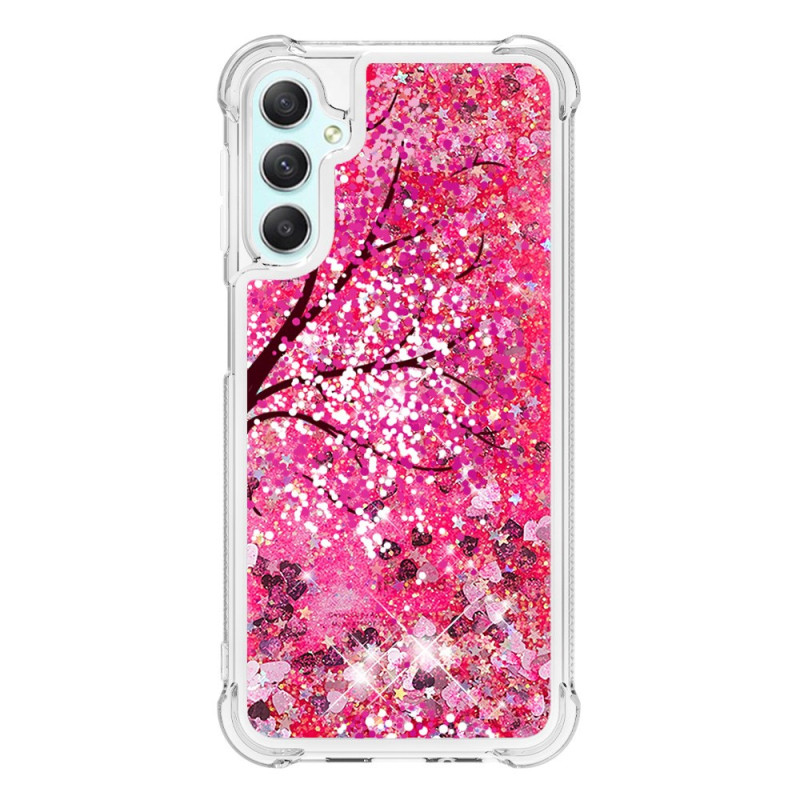 Samsung Galaxy A25 5G Glitter Kersenboom Hoesje