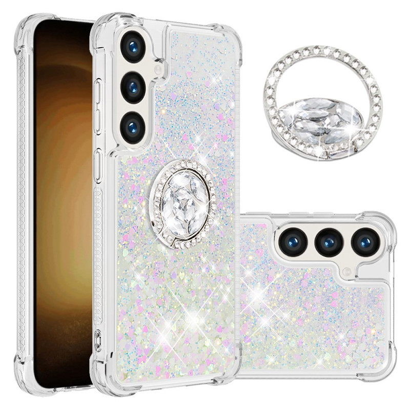 Samsung Galaxy S24 Plus 5G Hoesje Ring-ondersteuning Glitter