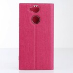 Sony Xperia XA2 getextureerde Flip Cover