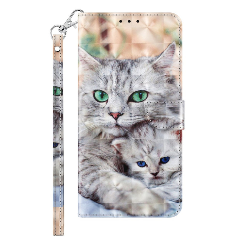 Samsung Galaxy S24 Ultra 5G Twee Katten Koord
 Case