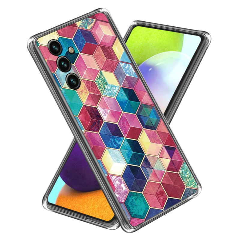 Samsung Galaxy A25 5G Hoesje Gekleurde Blokjes