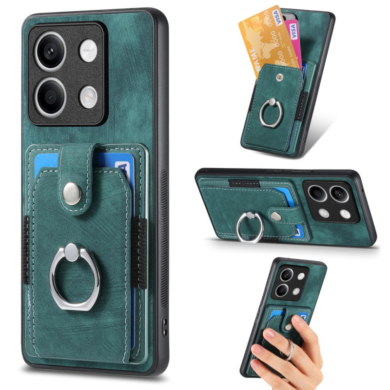 Xiaomi Redmi Note 13 5G Case Kaarthouder en Roterende Ring