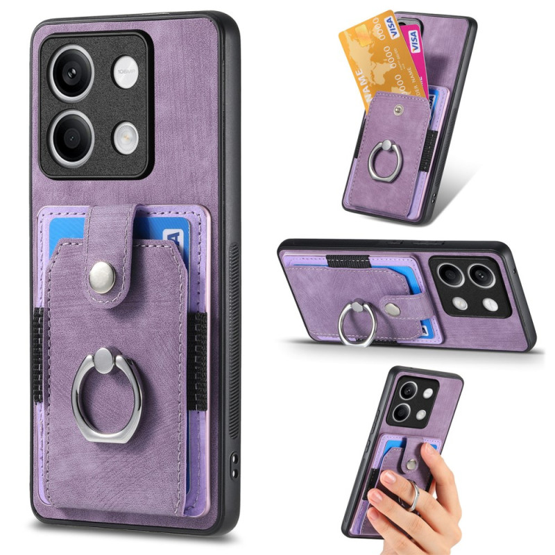 Xiaomi Redmi Note 13 5G Case Kaarthouder en Roterende Ring