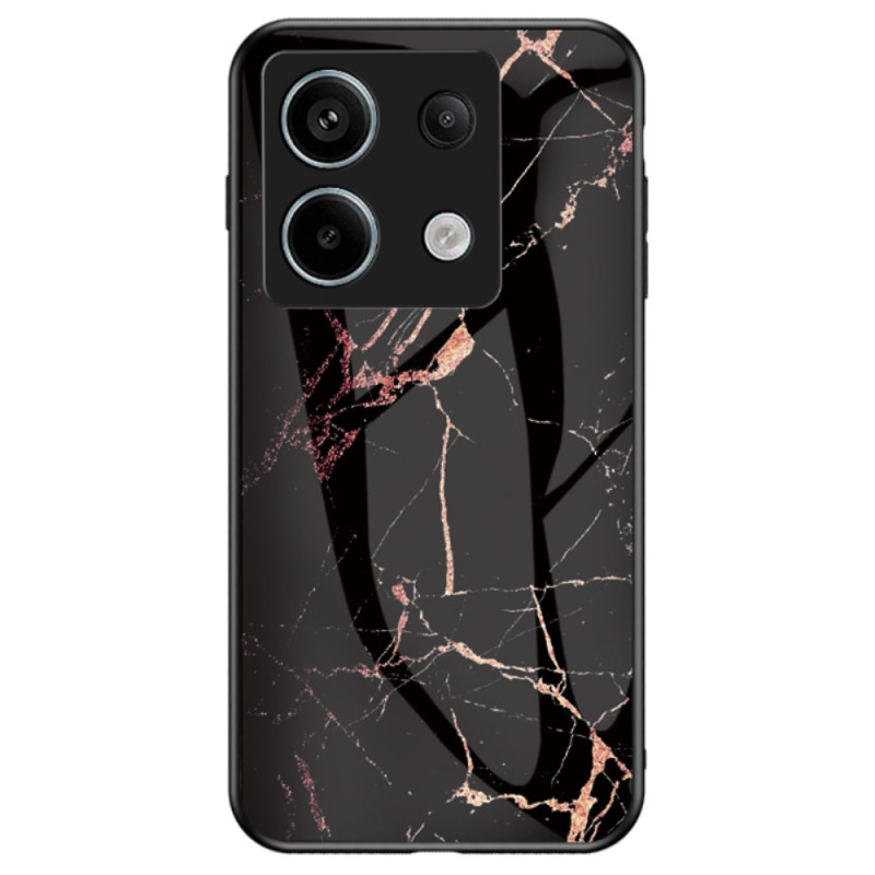 Xiaomi Redmi Note 13 Pro 5G / Poco X6 5G Hardcover Marble Glass Case Zwart en Goud