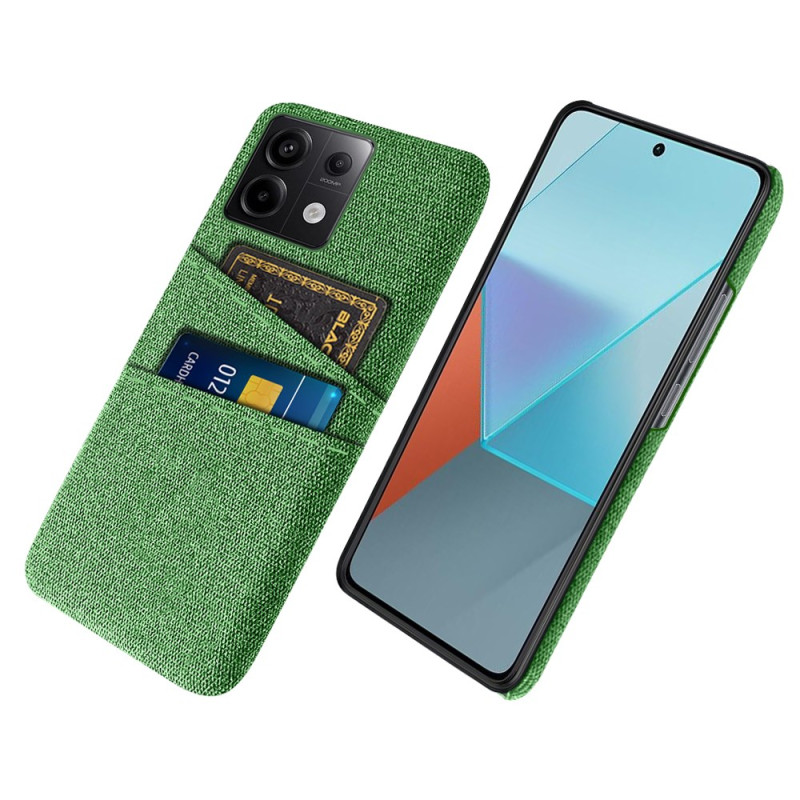 Xiaomi Redmi Note 13 Pro 5G / Poco X6 5G Hoesje Stof Double Card Case