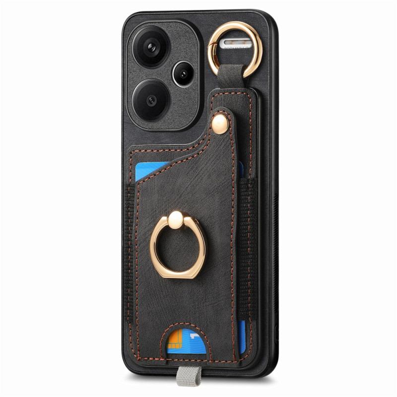 Xiaomi Redmi Note 13 Pro Plus 5G Case Kaarthouder met Roterende Ring