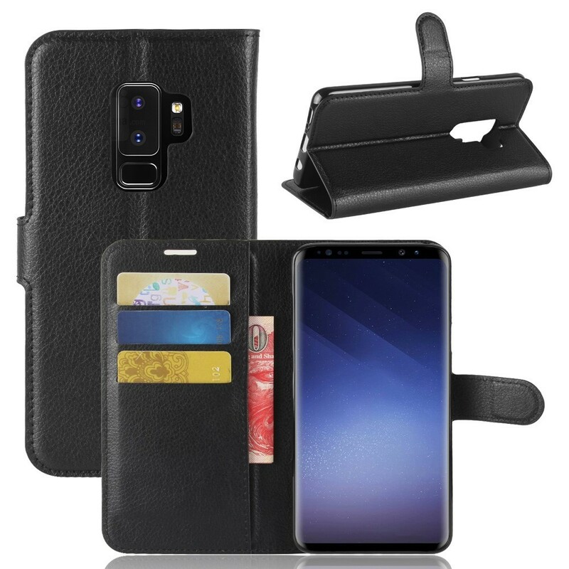 Samsung Galaxy S9 Plus Kunstleer Hoesje Samsung Galaxy S9 Plus Kunstleer Hoesje