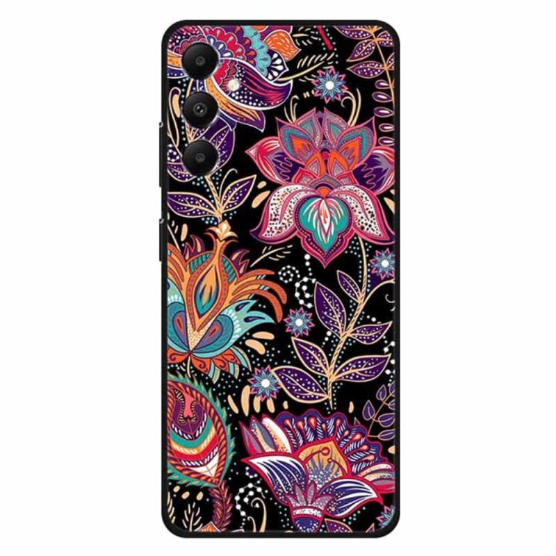 Samsung Galaxy A05s Paars Bloemen Hoesje