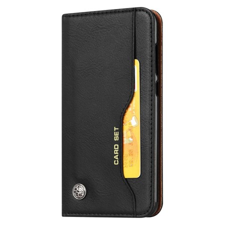 Flip Cover Huawei Honor 9 Lite Kunstlederen Kaart Etui