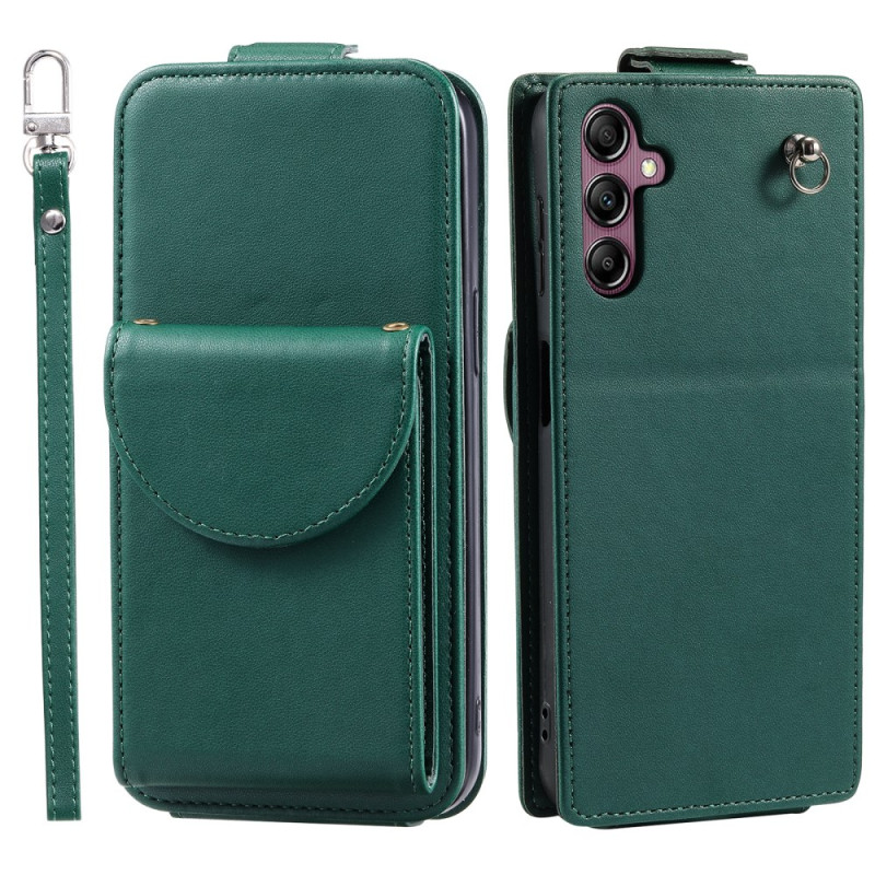 Hoesje Samsung Galaxy A05s Verticale Flap Kaarthouder en sleutelkoord