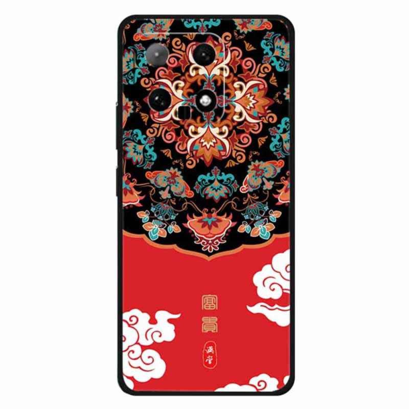 Xiaomi 14 Beschermhoes met Etnische Print - Rijk / Rood