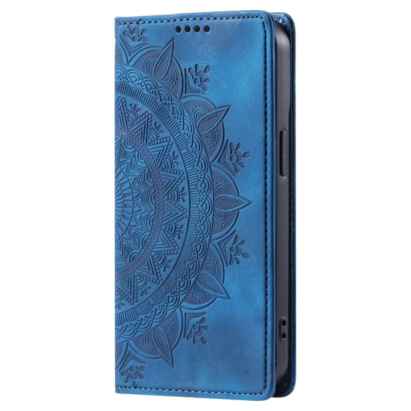 Xiaomi 14 Suede Effect Mandala Etui