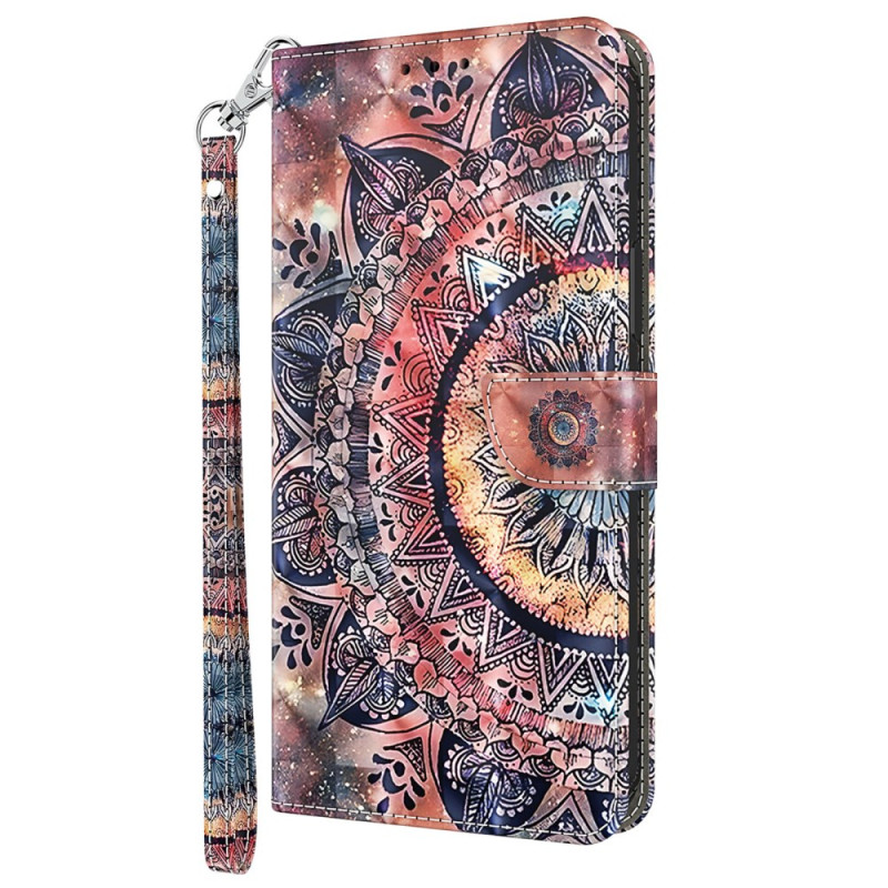 Honor Magic 5 Lite 5G / X9a Gekleurd Mandala Koord Hoesje