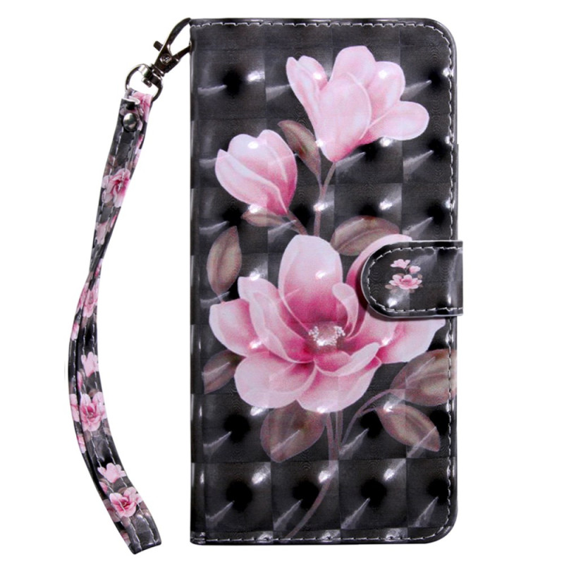 Honor Magic5 Lite 5G Roze Bloem Band Case