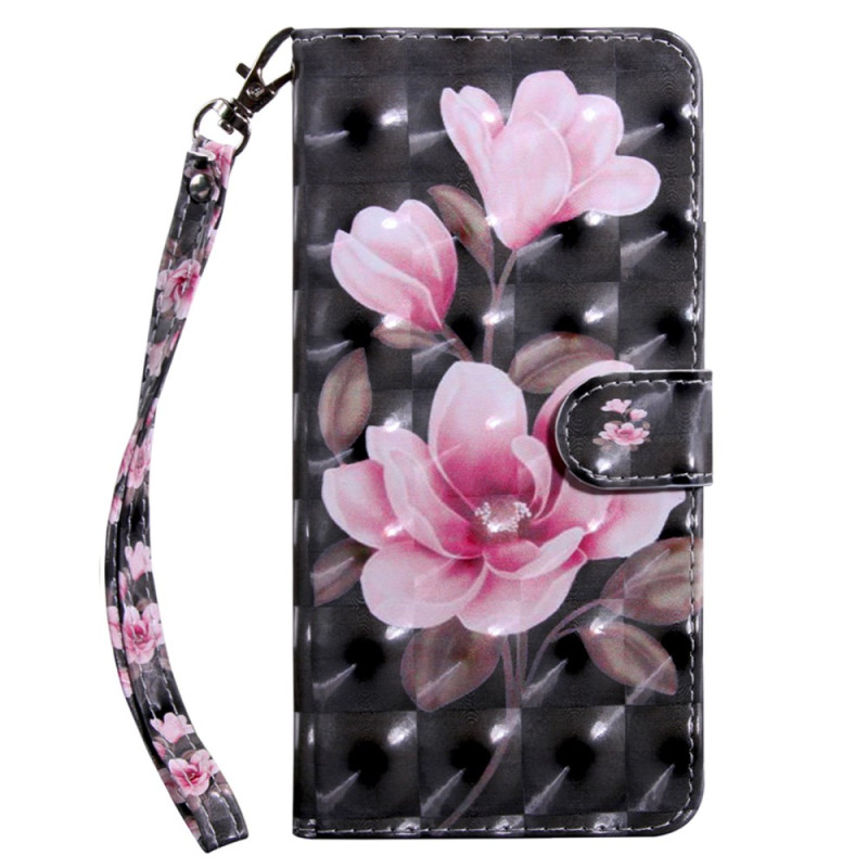 Honor Magic 5 Lite 5G / X9a Roze Bloem Band Case