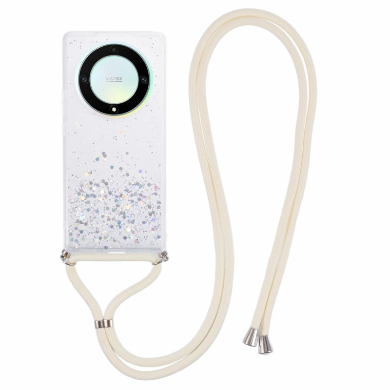 Honor Magic 5 Lite 5G / X9a Decor glitter koord cover