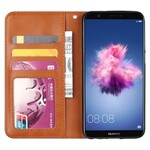 Flip cover Huawei P Smart Kunstlederen Kaarthouder