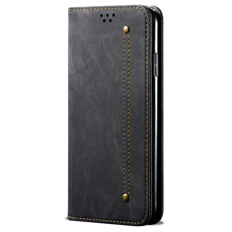 Flip Cover Honor Magic 6 Lite / X9b Jeans Stof