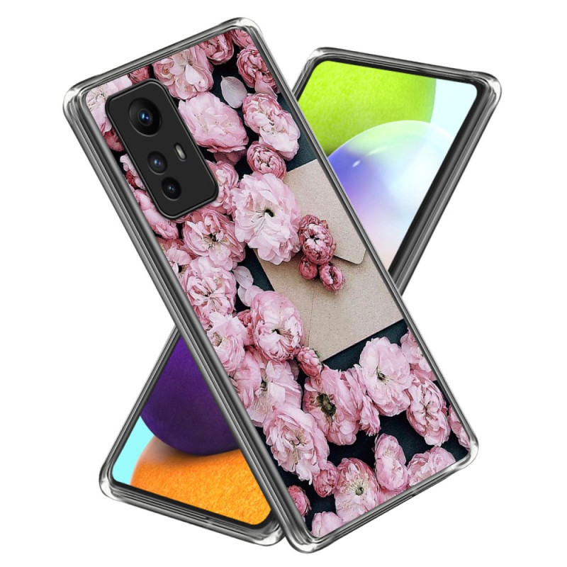 Xiaomi Redmi Note 12S Roze Bloem Hoesje