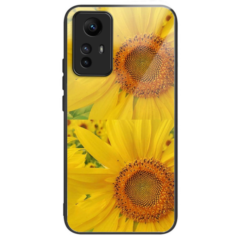 Xiaomi Redmi Note 12S Zonnebloem Gehard Glas Hoesje