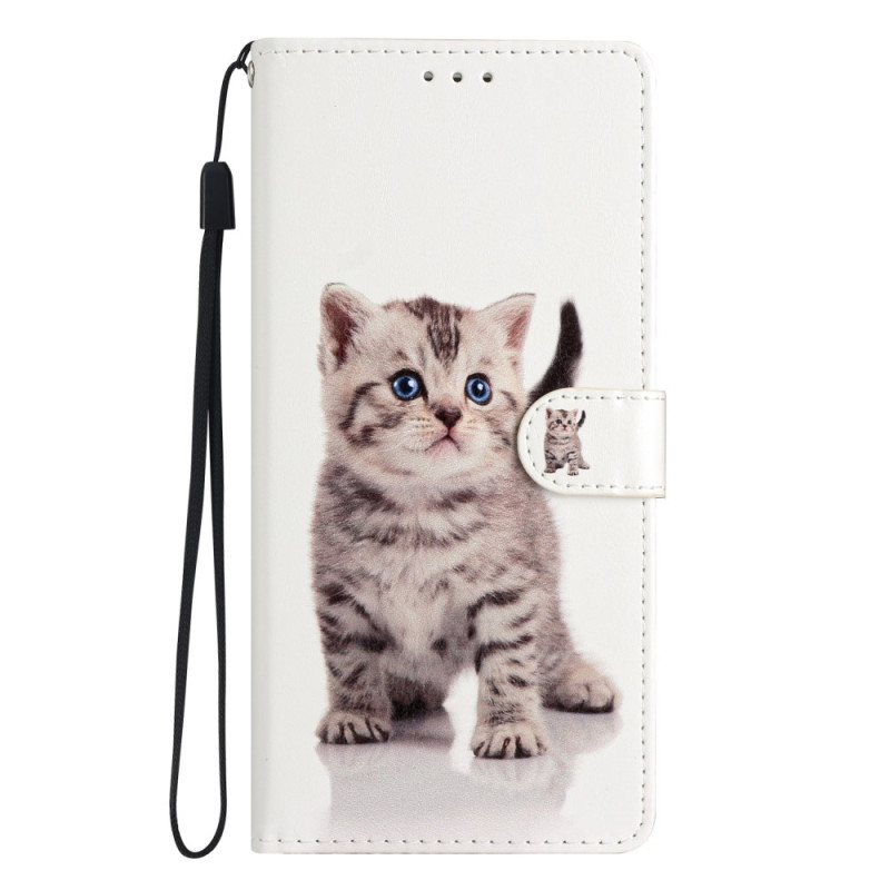 Xiaomi Redmi Note 12S Schattig Kat Strap Hoesje