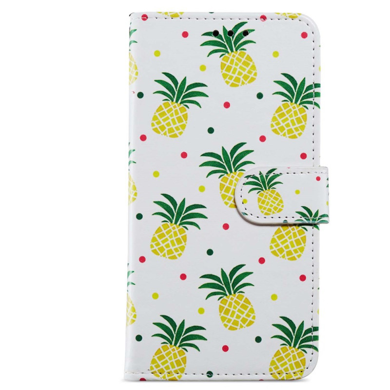 Xiaomi Redmi Note 12S Sleutelkoord Ananas Patroon Hoesje