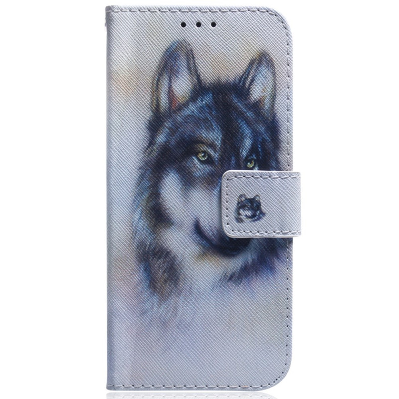 Xiaomi Redmi Note 12S Aquarel Wolf Hoesje