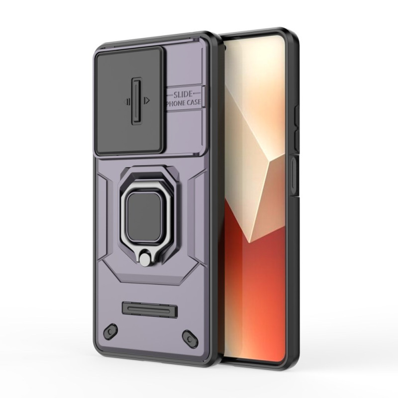 Coque Xiaomi Redmi Note 13 5G Ring Résistante avec Protecteur Objectifs