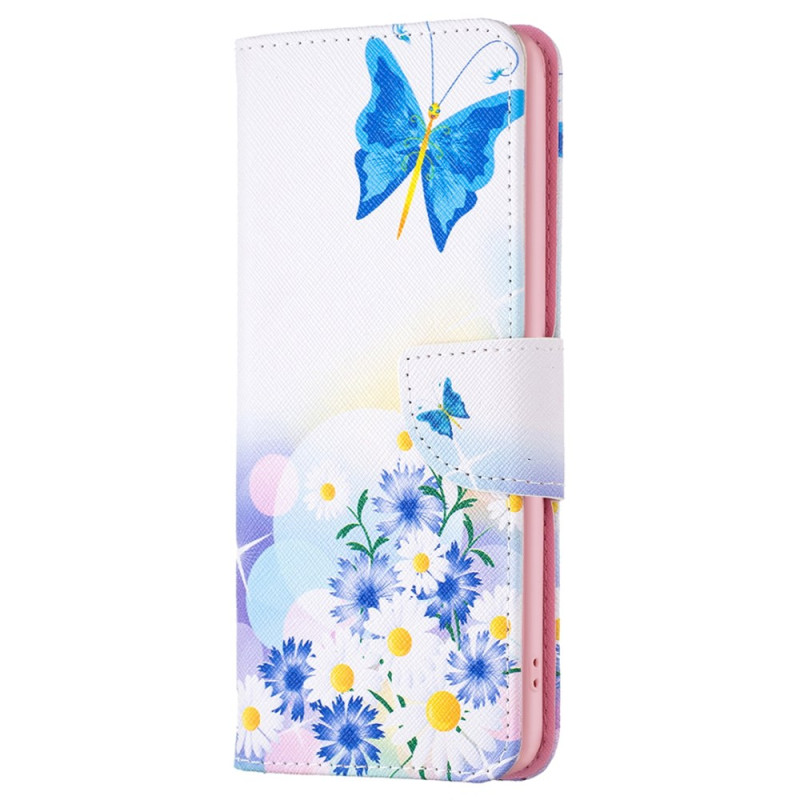 Honor 90 Lite Aquarel Vlinder Etui