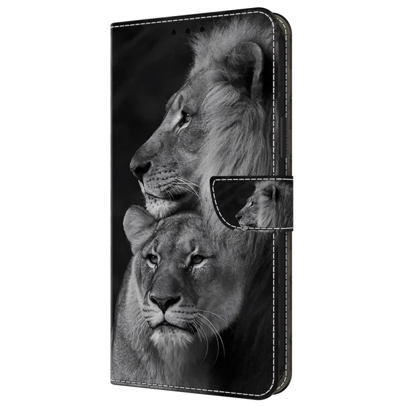 Samsung Galaxy A55 5G hoesje Paar leeuwen