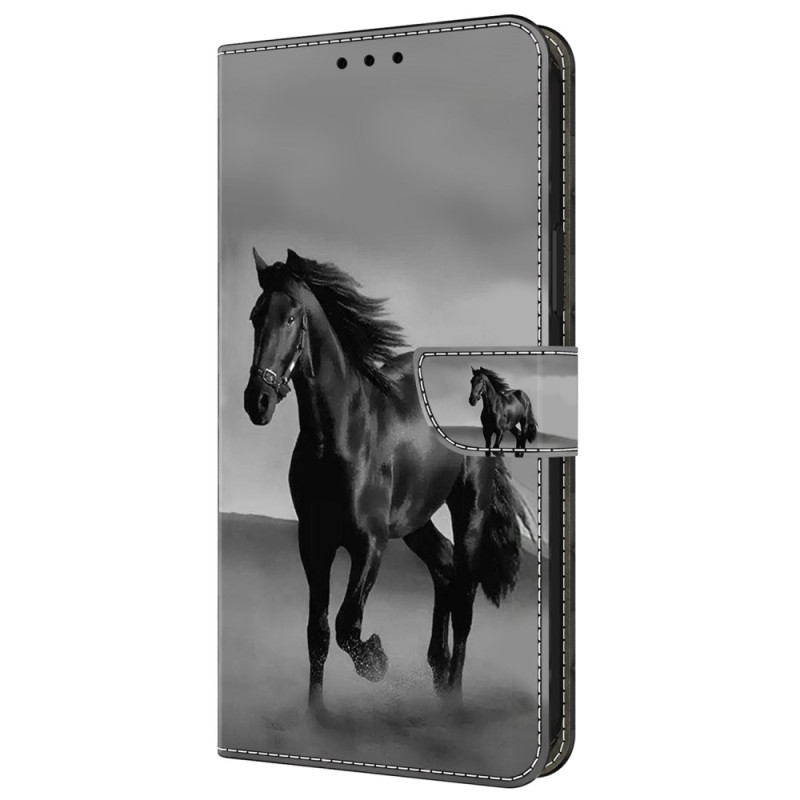 Samsung Galaxy A55 5G Paard Etui Zwart