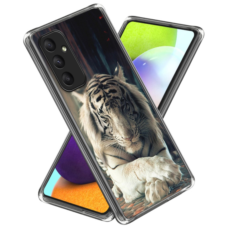 Samsung Galaxy A55 5G Tiger Hoesje Wit