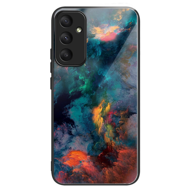 Samsung Galaxy A55 5G Gehard Glas Hoesje Gekleurde Wolken