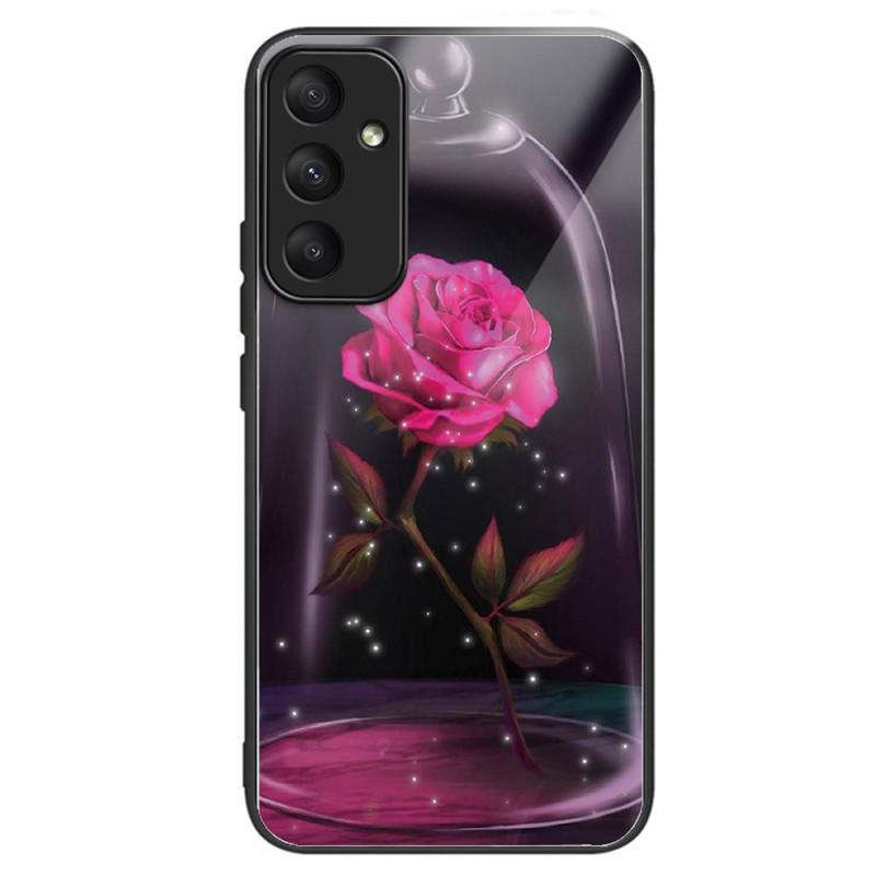 Samsung Galaxy A55 5G Hoesje Gehard Glas Roze