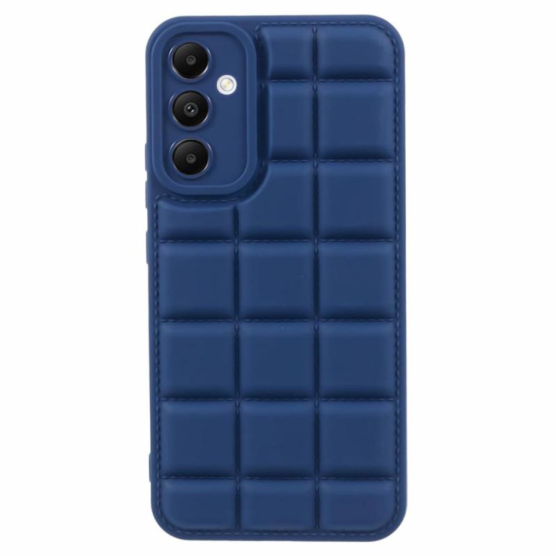 Samsung Galaxy A55 5G Etui Gewatteerde Stijl Donkerblauw