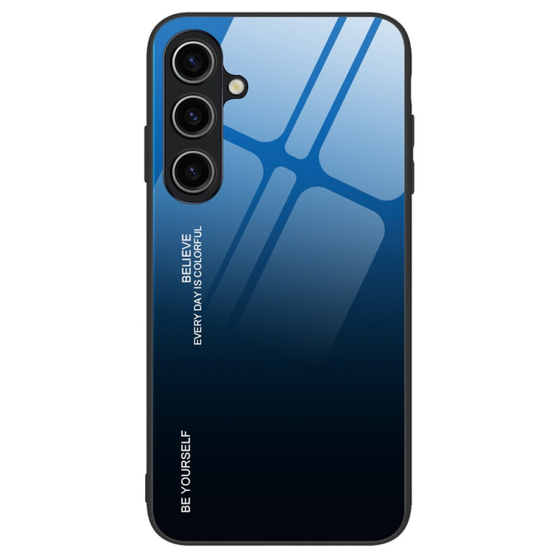Samsung Galaxy A55 5G Gehard Glas Hoesje Wees Jezelf