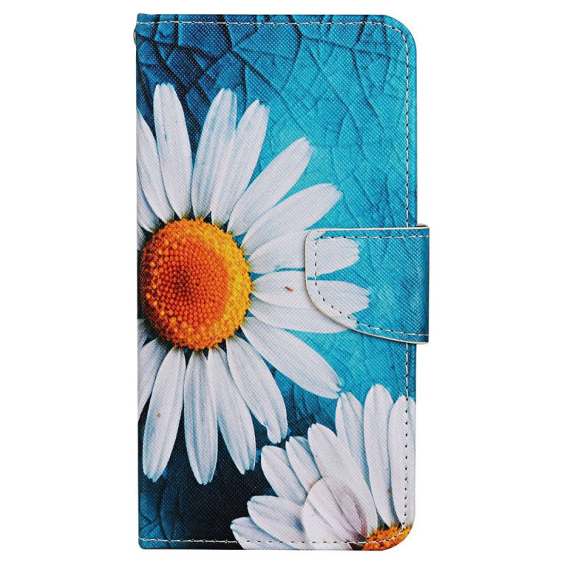 Samsung Galaxy A35 5G Hoesje met Groot Chrysantenbandje