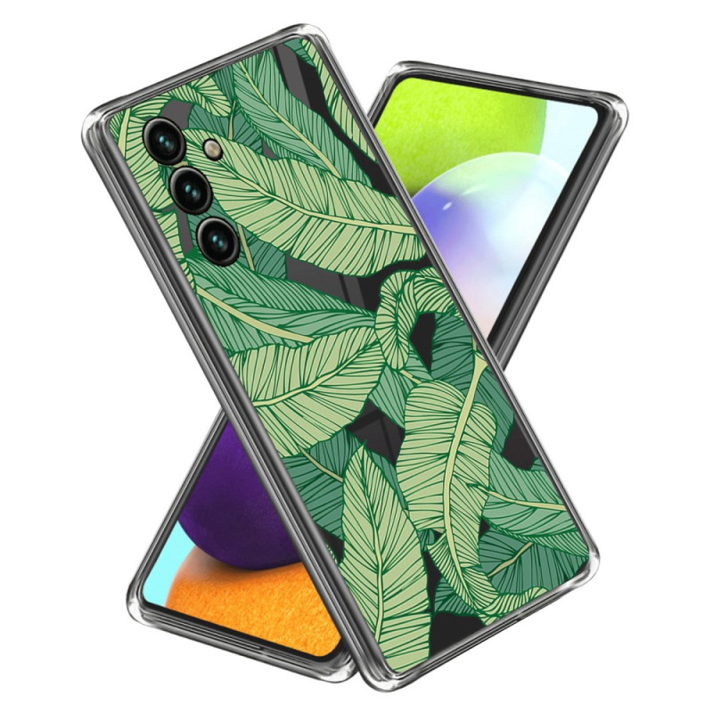 Samsung Galaxy A35 5G Hoesje Groene Bladeren