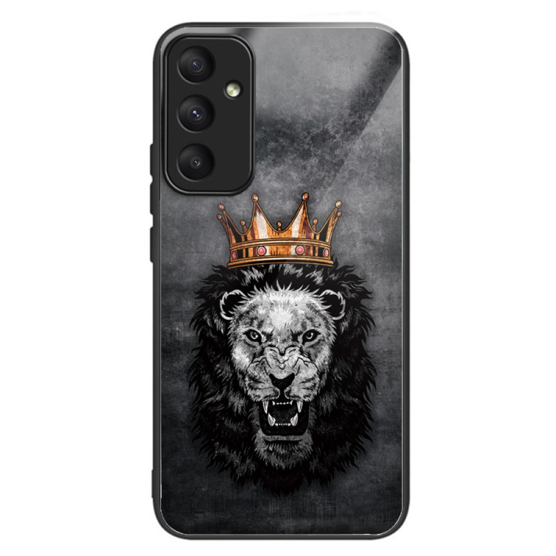 Samsung Galaxy A35 5G hoesje Royal Lion getemperd glas