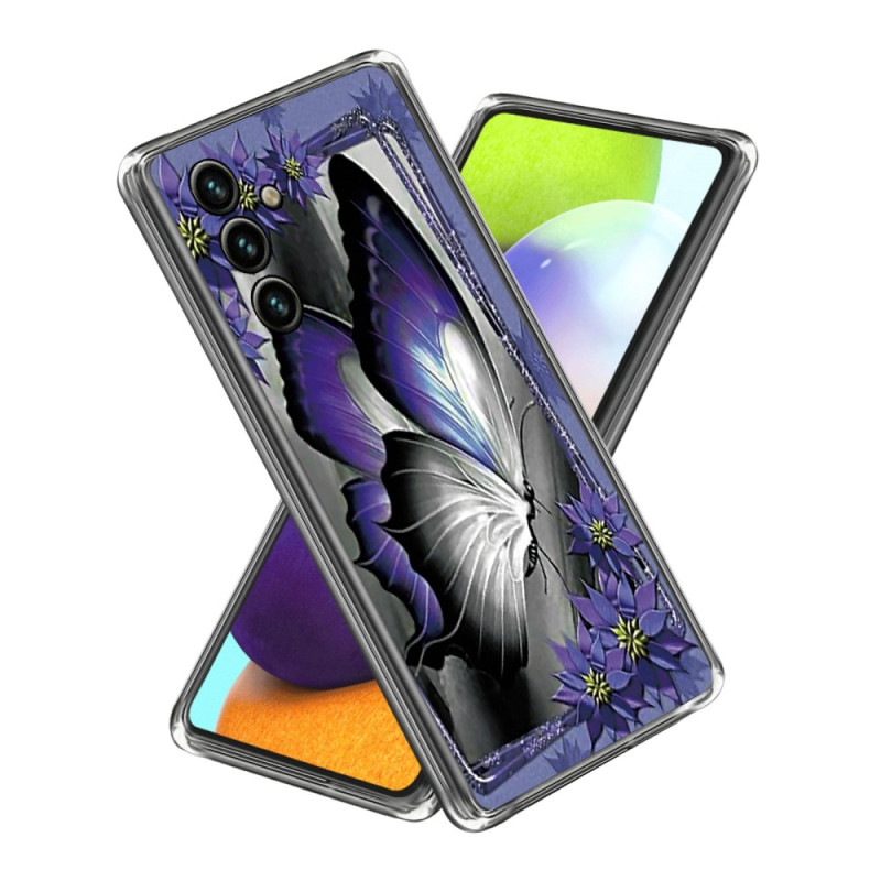 Samsung Galaxy A15 Vlinder Etui Paars
