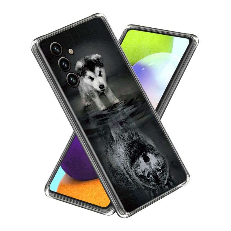 Samsung Galaxy A15 Hond en Wolf Case