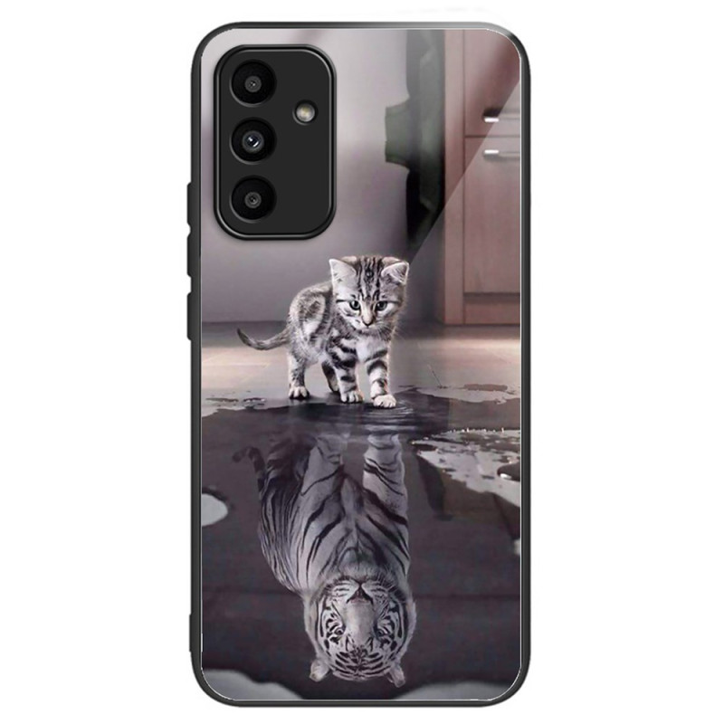 Samsung Galaxy A15 5G / A15 Gehard glazen hoesje Kitten Dream