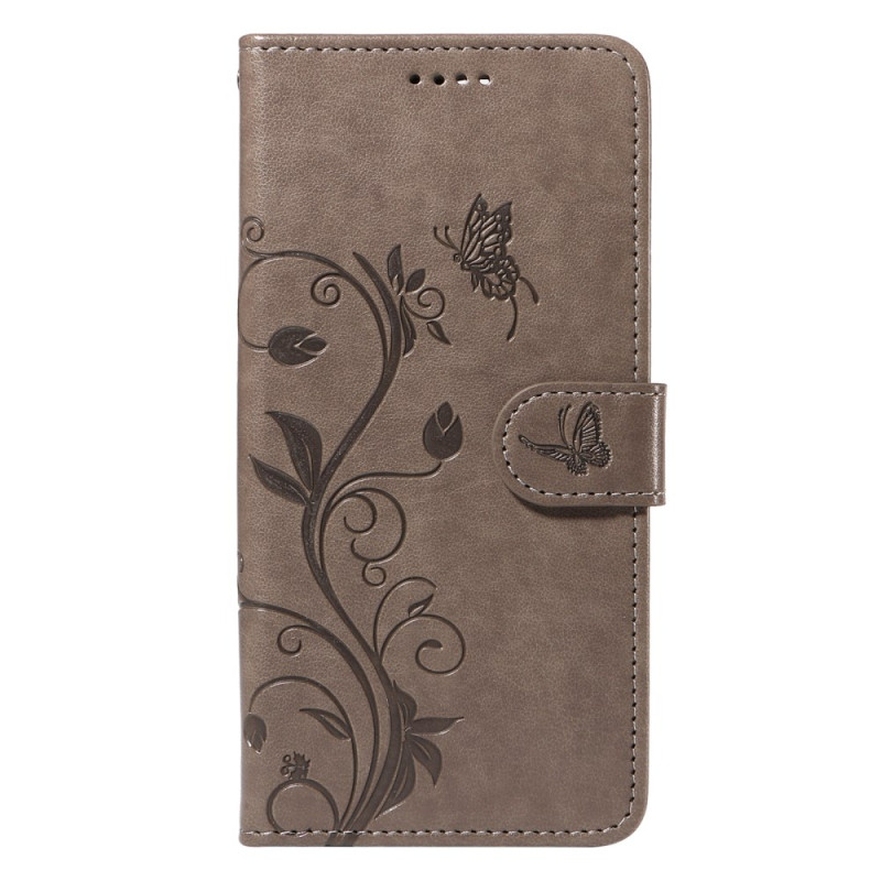 Samsung Galaxy A15 5G Etui Abrikoos Bloemen met Koord
pje